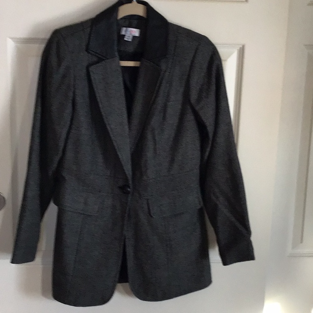 Faux Leather Blazer - Picture 4 of 4